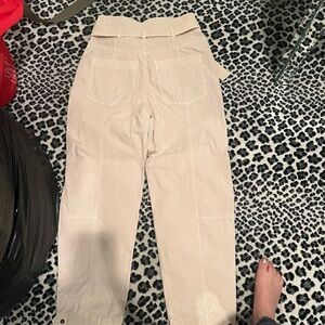 Beige cargo pants